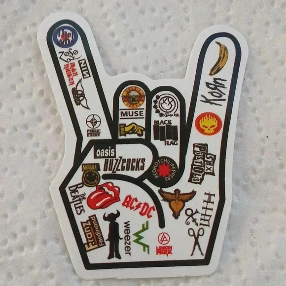 Famous rock band sticker..waterproof..nwt - Picture 2 of 5